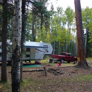 September 2009 - Our campsite.