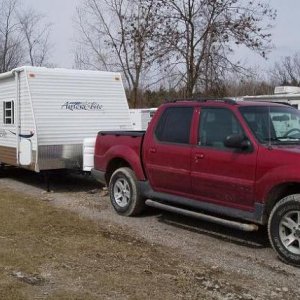 Former trailer and current tow vehicle