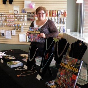 Book signing for Beads Across America - I am a contributing artist!