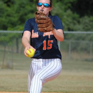 Korie pitching Haggerstown MD for the Mass Driffters