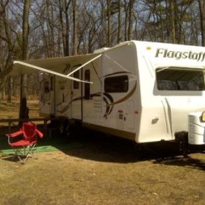 First Camping Trip Bay City State Park April 2011