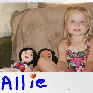 Allie and some of her Dolls