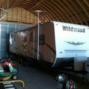 My new camper. 2011 Wildwood 29QBBS picked up 3/21/2012.