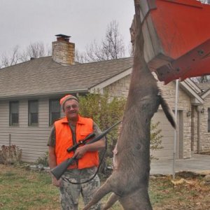 nice buck harvested on the last day of the season, 2011