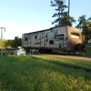 Lake front site at Laura Walker SP