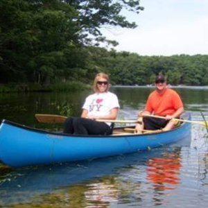 Canoeing Hamlin Lake, Ludington SP (August 2011)