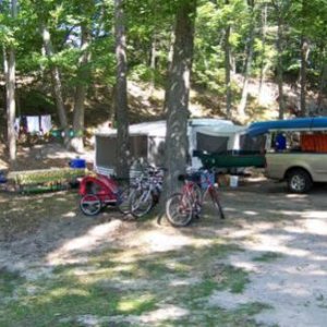 Beechwood campground, Ludington SP (October 2011)