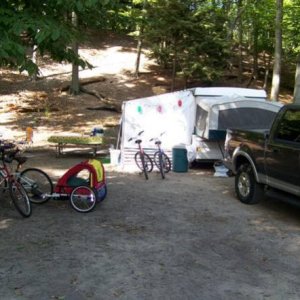 Beechwood campground, Ludington SP (October 2011)