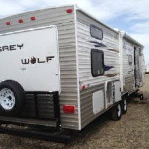 The new greywolf 28bhg with built in kennel!