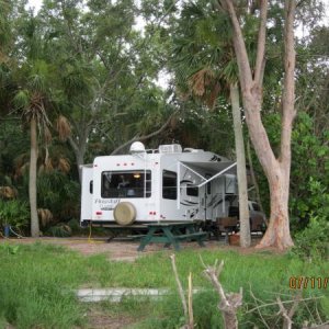 Rear view of Rig at Ft DeSoto SP