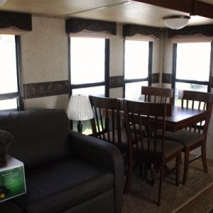 Atrium slide dinette and sleeper sofa. (5/8/2012)