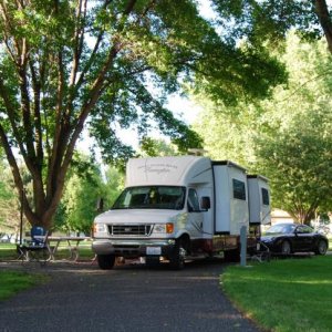 I doubt you will ever see his car in a campground again :)