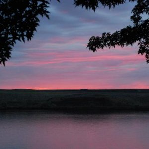 Sunset on the Snake River