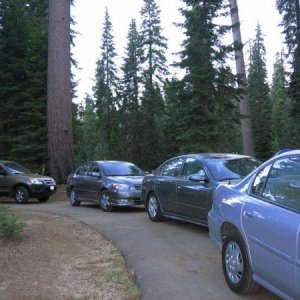 Sequoia NP
Family gathering
Big pull thru site - 4 cars and 1 large MH with parking room left to spare.