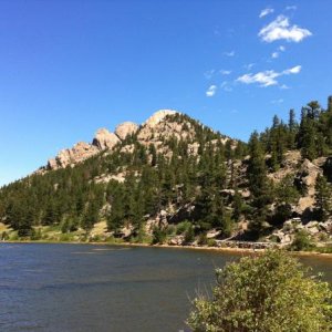 Lake on the way to Estes