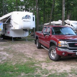 first camping trip with new trailer