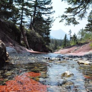 Red Rock Canyon river bed