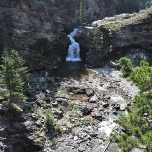 Mt. Blakiston river water fall