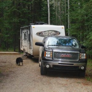 Camping at 60th Parallel NWT