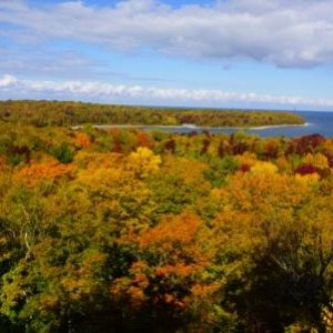 View of the bay of Green Bay in late September 2012