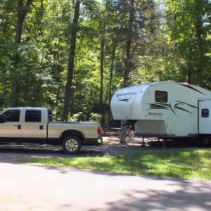 Camping in Withrow SP, AR May 2012