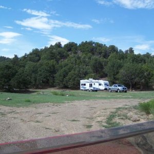 Dispersed camping spot in NF Near Salina, UT.  We were here for 3 days and saw one other vehicle, a local ranchers pick up.