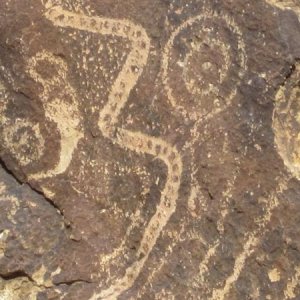 petroglyphs at Parowan