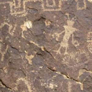 petroglyphs at Parowan