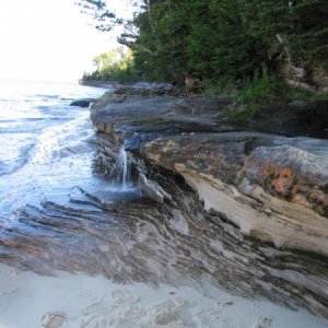 Lake Michigan shoreline