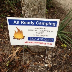 A nice way for people to try out camping here.