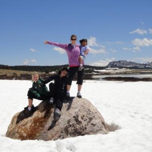 My Girls on the Beartooth Pass