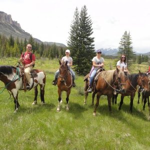 Riding in Montana