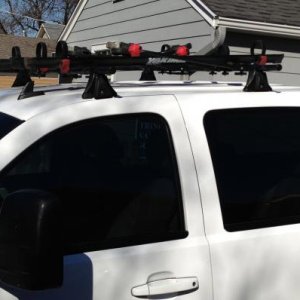 Bike Roof Rack install