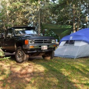 Camping outside of Moncton NB