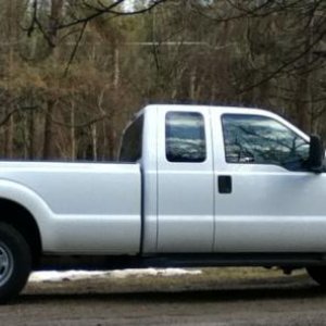 2011 F-250 SUPER DUTY 2WD SuperCab XL  3.73 rear / 158" WB / 8' bed. Integrated brake and sway control