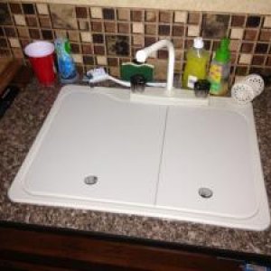 New sink covers from E-bay winter 2013