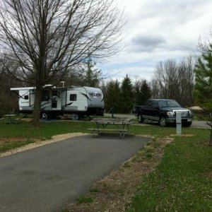 New 27RKSS parked at Deer Creek State Park near Mt. Sterling, Ohio