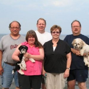 Family cottage crew @ Camp Aura, Mich.