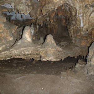 flashlight tour of the cave - Florida Caverns SP - Memorial Day wkd