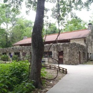 museum and gift shop - Florida Caverns SP - Memorial Day wkd