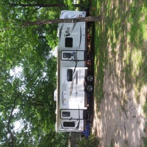 RV outside yard