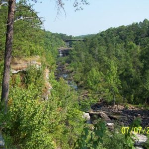 Little River Canyon National Preserve...we spent our last day driving along a road here with numerous overlooks to pull over and get some great pictur