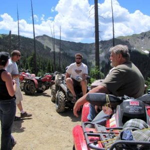 IMG 0970, Bro, nephew and friends on Baker Pass, Never Summer Mountain Range, Jackson County Colorado, 10,000'