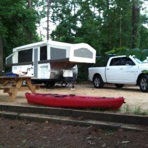 Three River State Park Sneads, Florida USA Camping HW296 Rockwood Popup