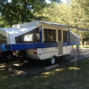 First trip in the new trailer up on the Sacramento River in Colusa, Ca