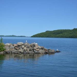 Quiet cove on Lake Superior