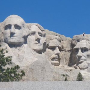 Mt Rushmore stop on the way to Yellowstone