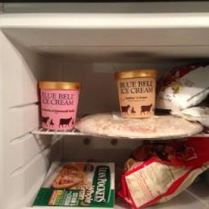 Blue bell!! Glad we have a freezer!