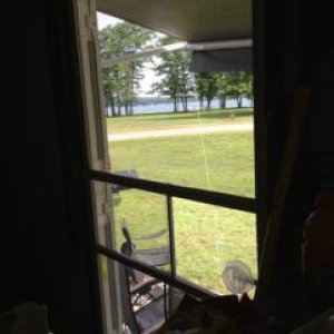 View of Lake from camper!!