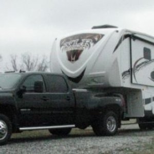 2012 Chevrolet 3500 4 x4 diesel and 2012 Forest River Thunderbolt XLR  395 AMP.